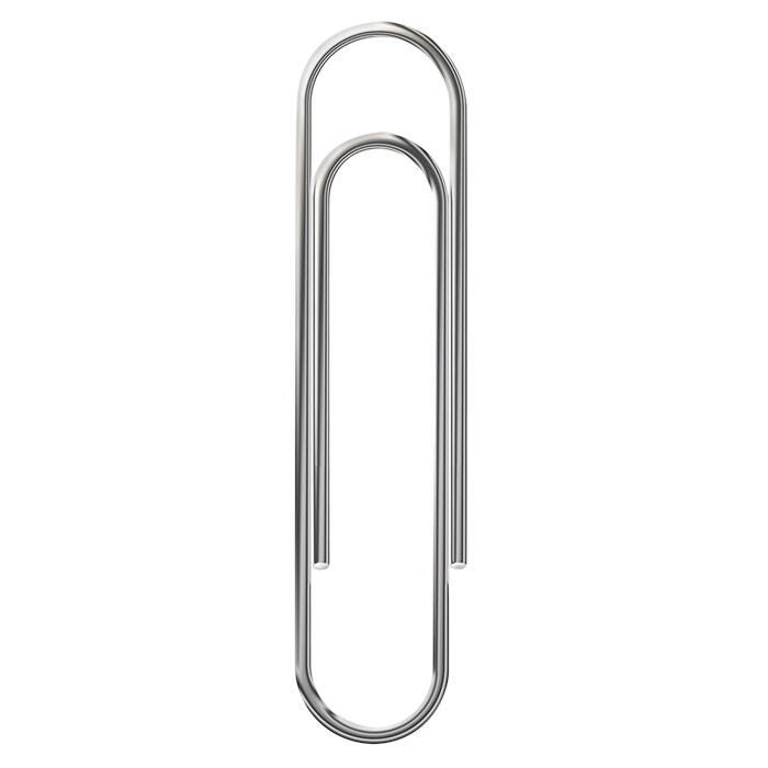 School Smart Smooth Paper Clips, 10 Packs with 100 Clips Each 1500600